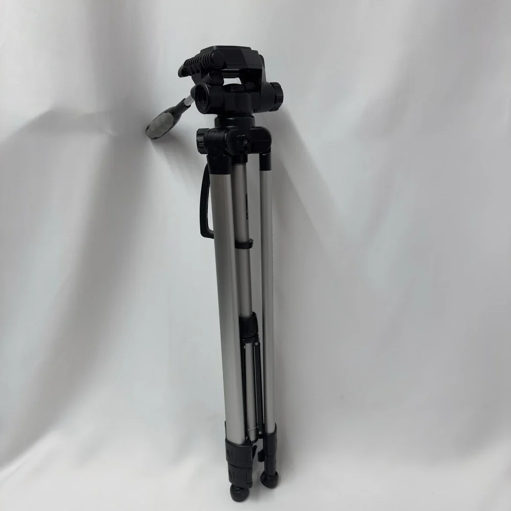 Adjustable Camera Tripod Stand With Handle Lightweight Aluminum For DSLR